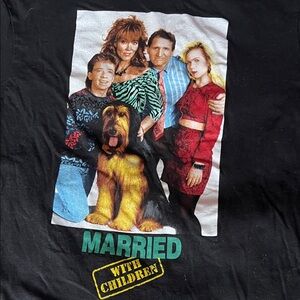 Married With Children Graphic T-Shirt 100 % Cotton